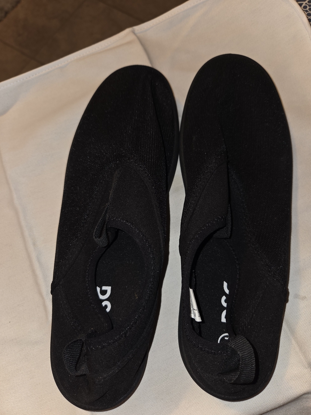 DSG Black Slip-On Casual Water Shoe